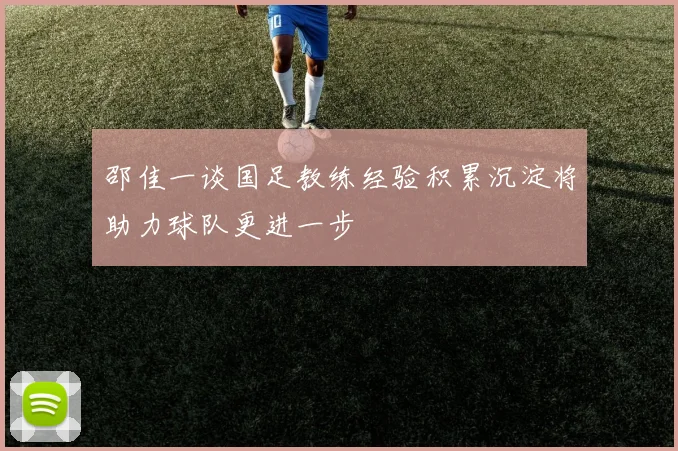 邵佳一谈国足教练经验积累沉淀将助力球队更进一步