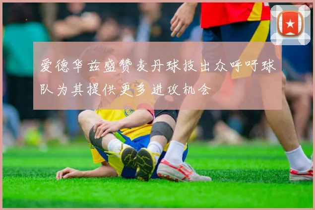 爱德华兹盛赞麦丹球技出众呼吁球队为其提供更多进攻机会